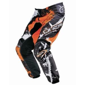 oneal element gear Men’s Pants Size 30 Orange Black offroad racing motocross